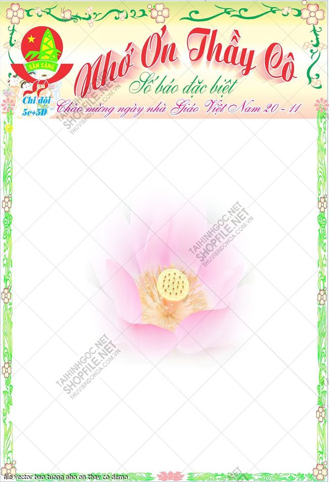 file vector bao tuong nho on thay co